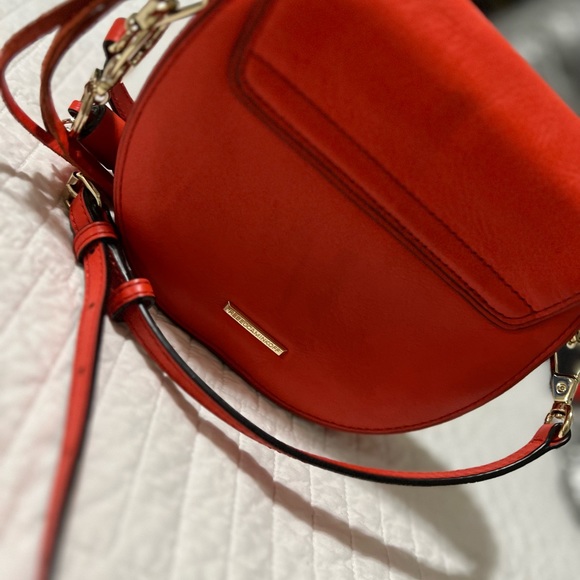 authentic used Rebecca minkoff small bag, in excellent condition orange color - Picture 5 of 8